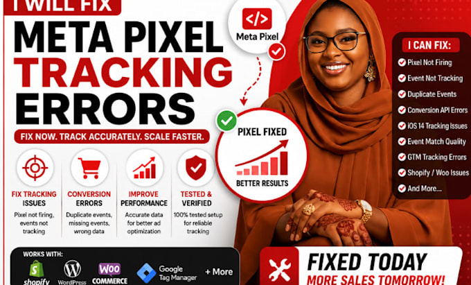 fix meta pixel conversion tracking and facebook ads event error