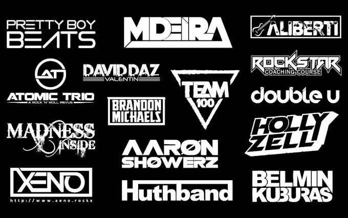 Design dj luxury music, artist, rap, producer studio record label, band ...
