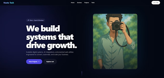 design and develop fully functional websites