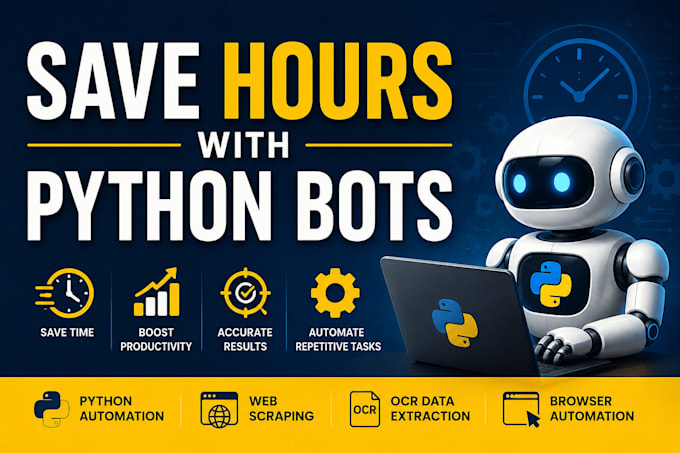 create ocr, web scraping, browser automation, and data extraction bots