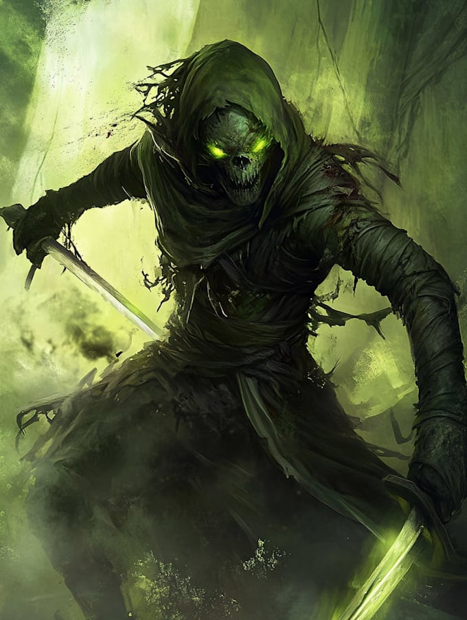 do horror character design