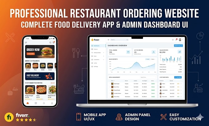 Build a restaurant ordering website with admin dashboard in mern stack ...