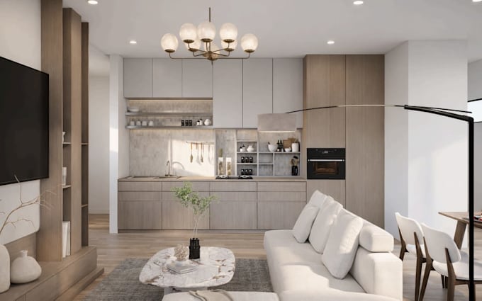 create luxury architectural renders with cinematic quality