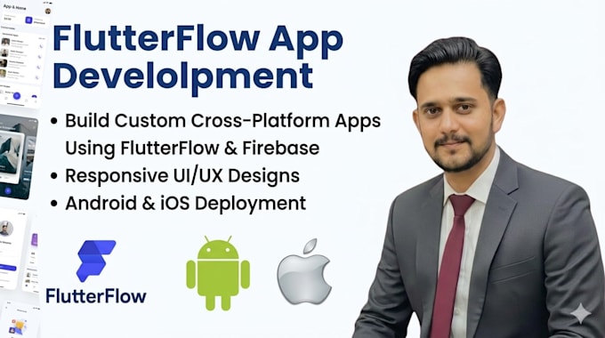 build a stunning flutterflow mobile app for ios and android