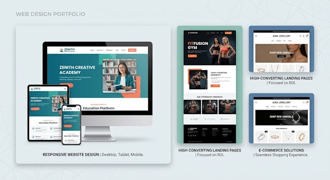 design a stunning and professional website