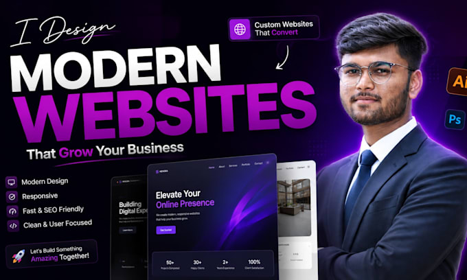 create or redesign a modern wordpress website