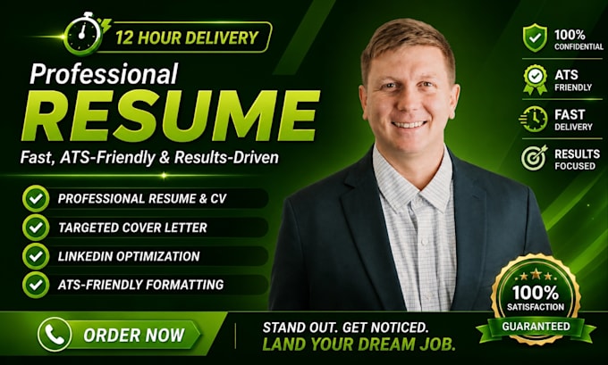 write perfect resume writing, cv, cover letter and linkedin optimization service