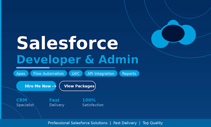 develop and customize salesforce CRM solutions for your business