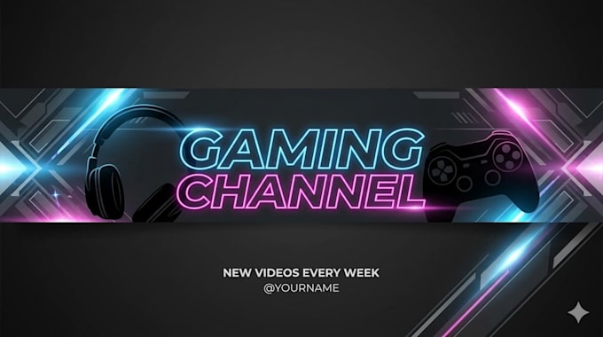 youtube banner and logo