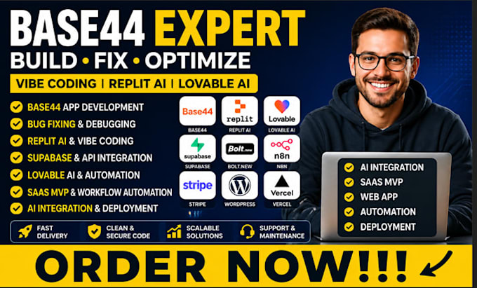 fix build and scale your base44 ai saas app with vibe coding