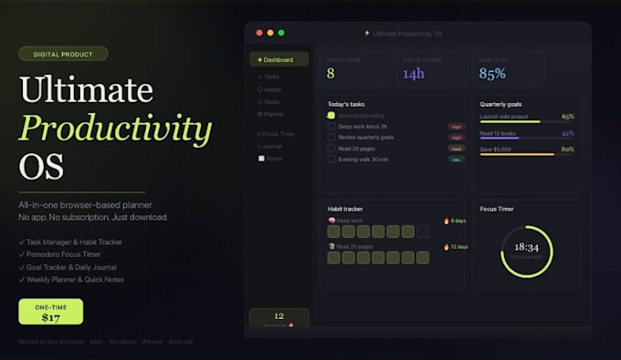 give you an all in one browser productivity system
