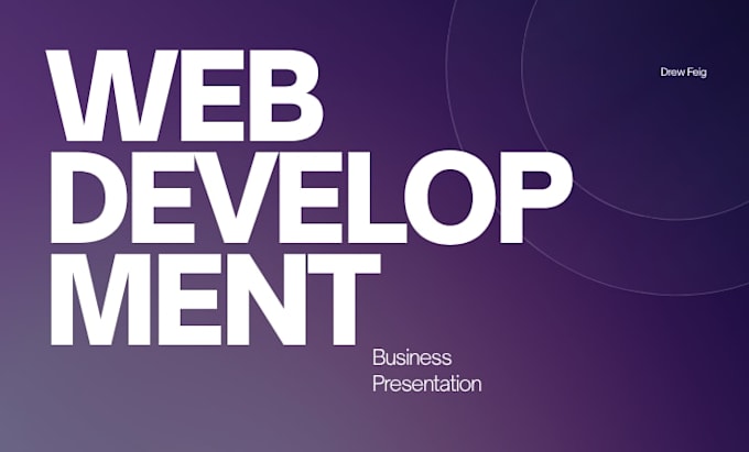 developer a short business software website