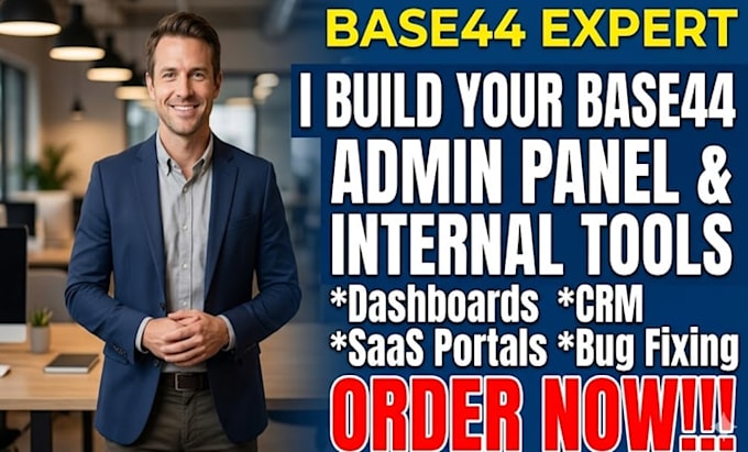 build your base44 internal tool, base44 admin panel, or base44 dashboard