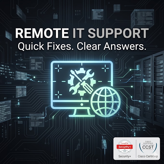 troubleshoot and fix your computer or network issues remotely