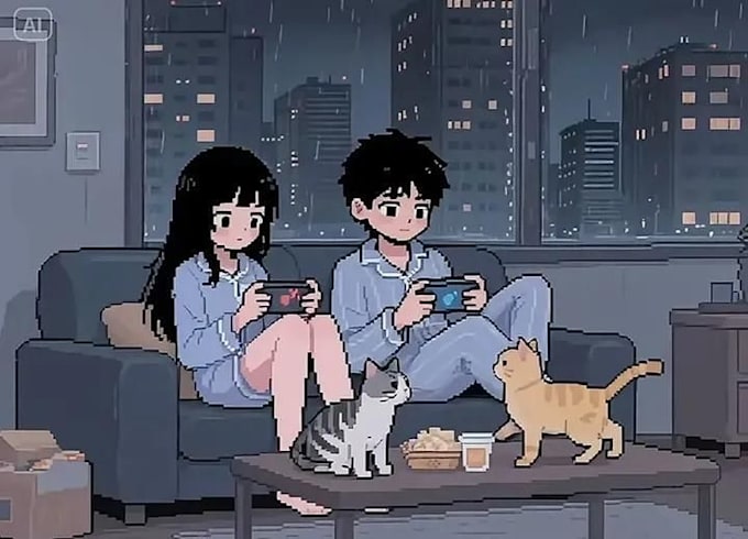 create custom pixel art illustration for any thing