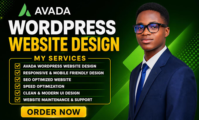 design avada wordpress website using fusion builder customization