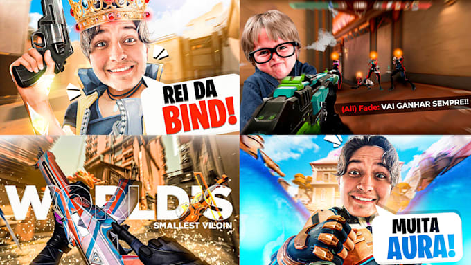 create a professional valorant thumbnail for you