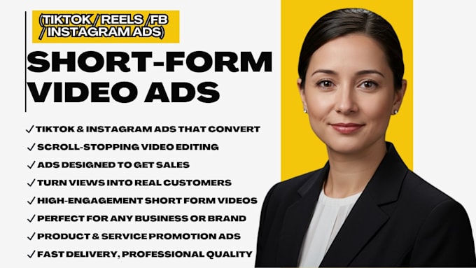 Create high converting tiktok and instagram reels video ads that ...