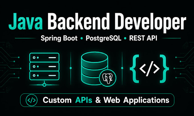 build a custom backend or web application with java