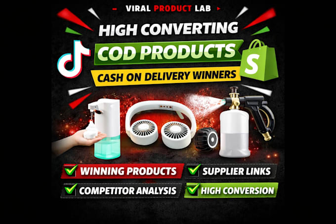 find high converting cash on delivery winning products