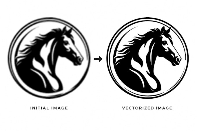 redraw png images to high quality vectorize image using pen tool on illustrator