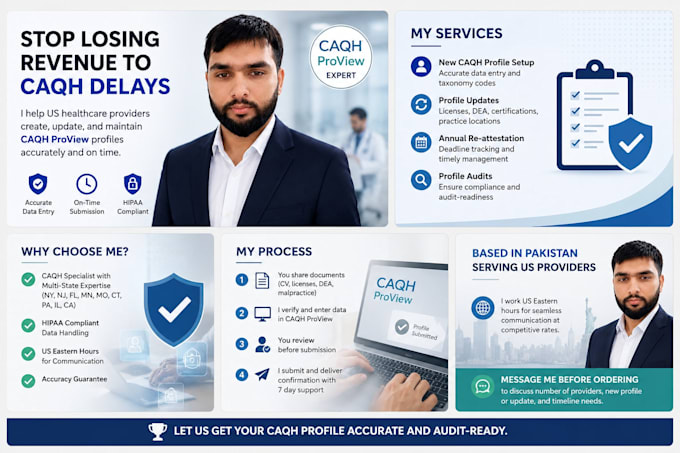 create or update your caqh profile