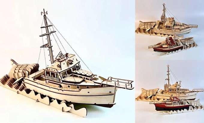 create cnc laser cutting laser engraving and 3d puzzle model designs