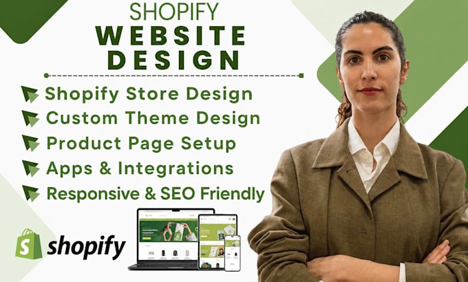 design and redesign a dropshipping shopify store website