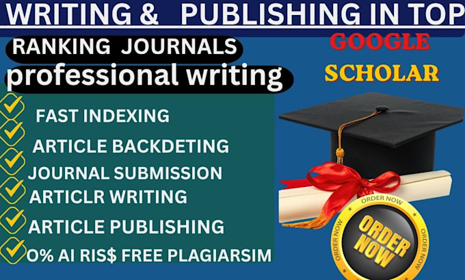 write and publish research articles in google scholar journals