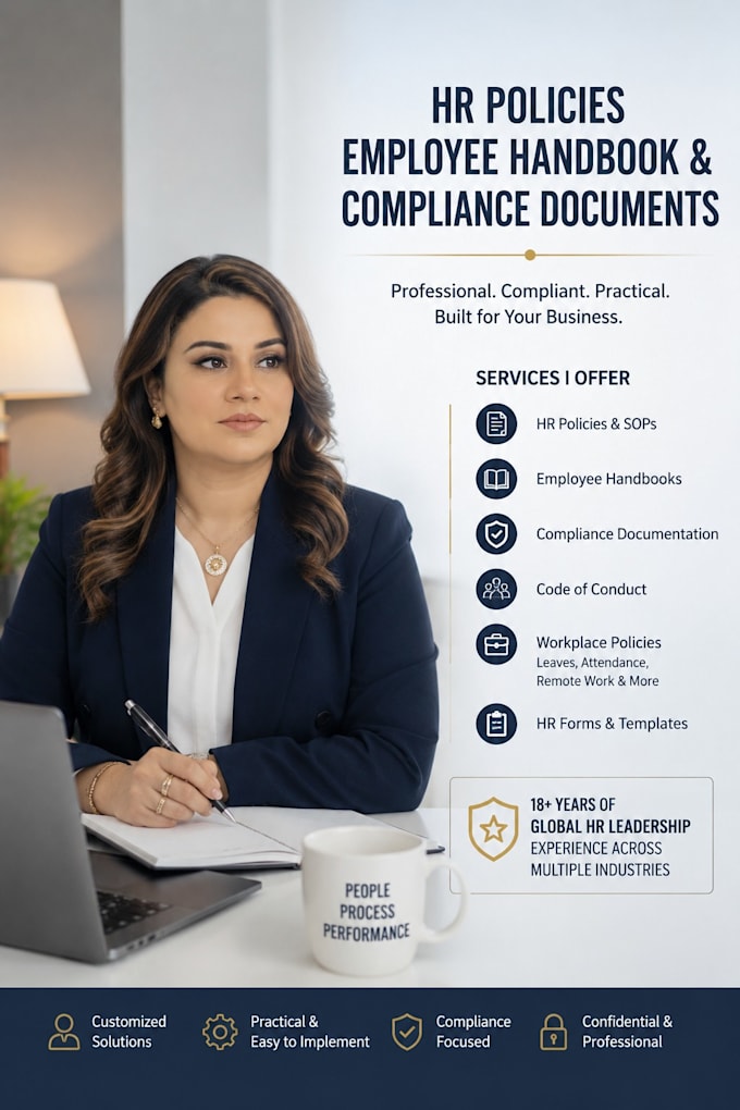 create HR policies, compliance document, employee handbook