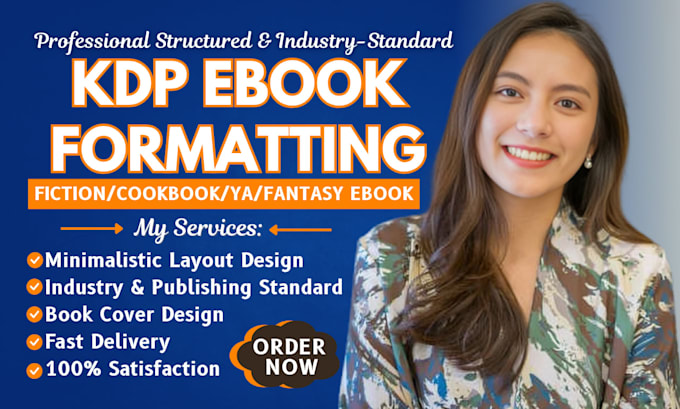 kdp paperback book formatting layout design for lulu print and kindle publishing