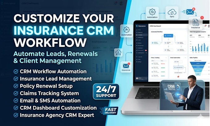 customize your insurance CRM workflow for automation client management