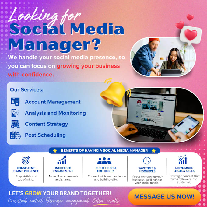 manage your social media professionally