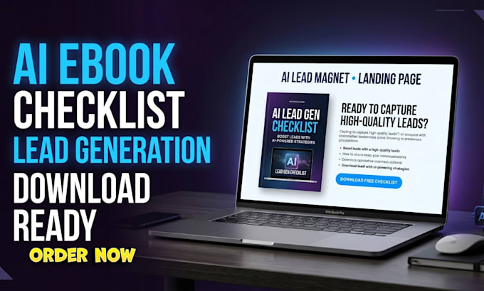 create an ai lead magnet ebook, checklist or guide for lead generation