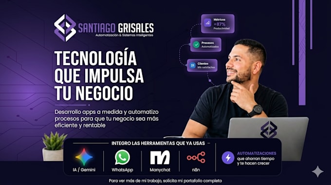 develop ai powered manychat bots and n8n automations