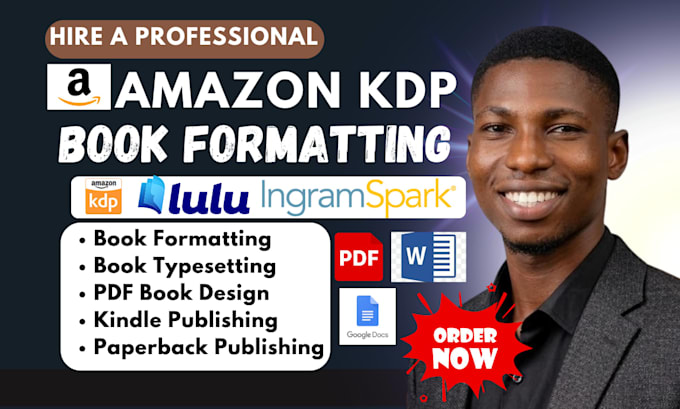 do amazon kdp book formatting, kindle formatting, paperback book interior design