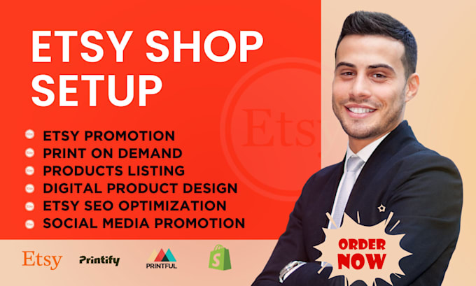 do etsy store setup etsy digital products design etsy optimization