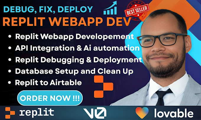 replit developer replit fix bugs replit saas mpv api integration ai automation