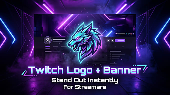 Design a twitch logo and banner for your streaming channel by Pageturne ...