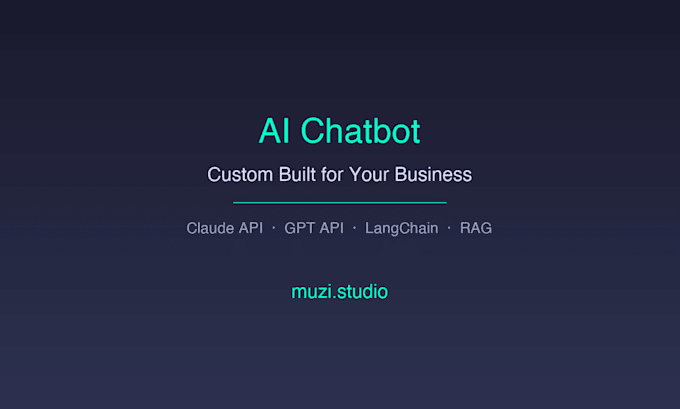 build a custom ai chatbot with claude or gpt API