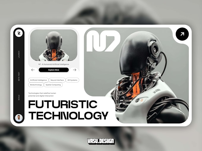 create a professional website UI UX design using figma