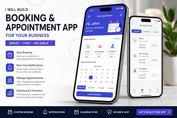 build a booking and appointment app for your business