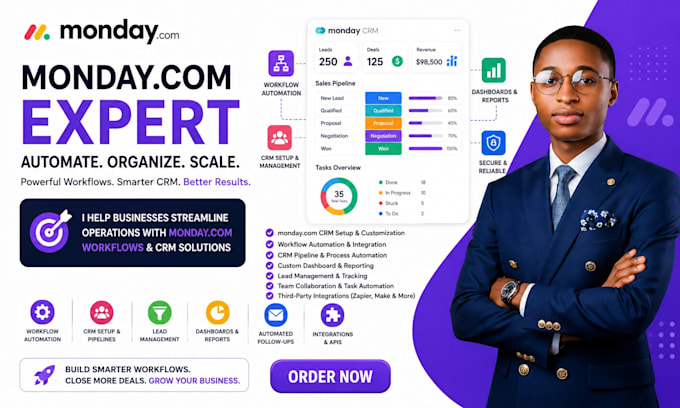 build monday com workflow automation monday com crm setup and crm dashboard