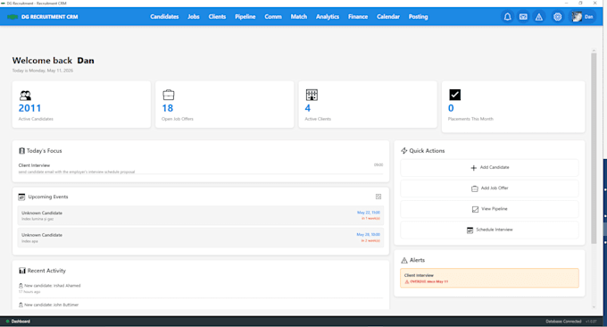 give you a recruitment CRM program