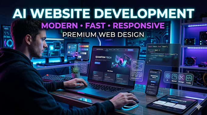 build a professional responsive website for your business