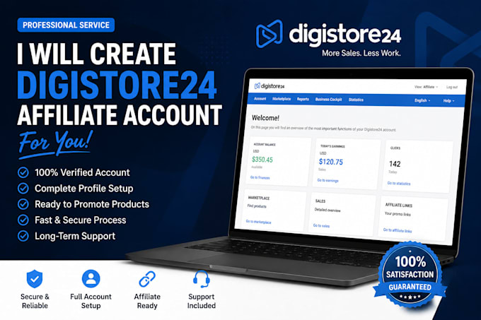create digistore24 affiliate account for you