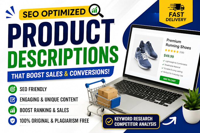write SEO product descriptions for ecommerce stores