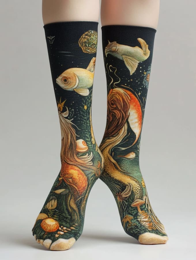 create a socks design