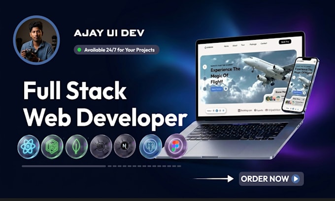 Design and develop a custom full stack web application by Ajayuidev ...