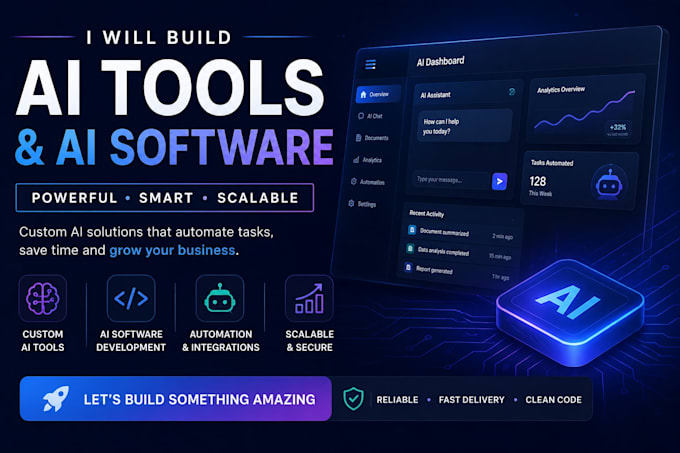 build custom ai software and ai tools